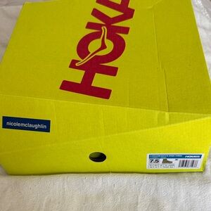 Hoka Bright Yellow Storage Box